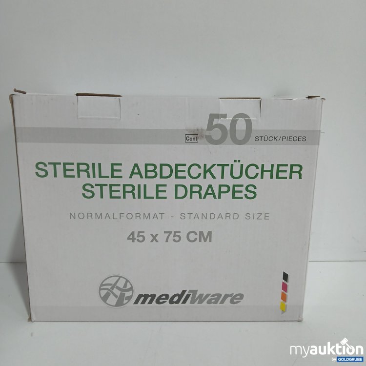 Artikel Nr. 361796 Artikel Nr. 361796: Mediware Sterile Abdecktücher 45x75cm 50Stk