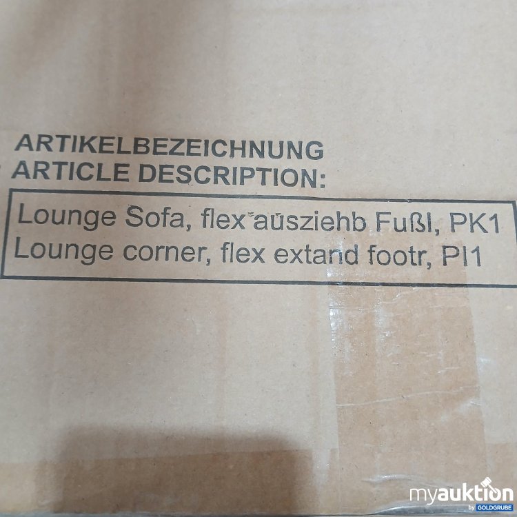 Artikel Nr. 466796 Artikel Nr. 466796: Lounge Sofa flex ausziehbar Fußl PK1