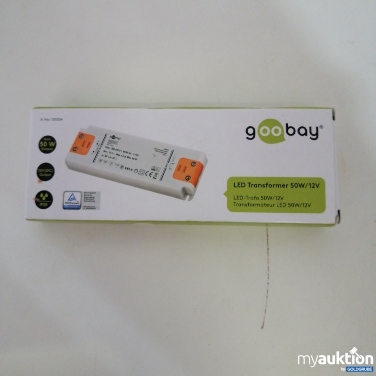 Artikel Nr. 671796 Artikel Nr. 671796: Goobay LED Transformer 50 W/12 V
