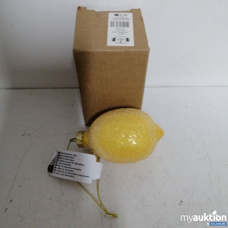 Artikel Nr. 720796: Glitzernde Zitronen-Dekoanhänger