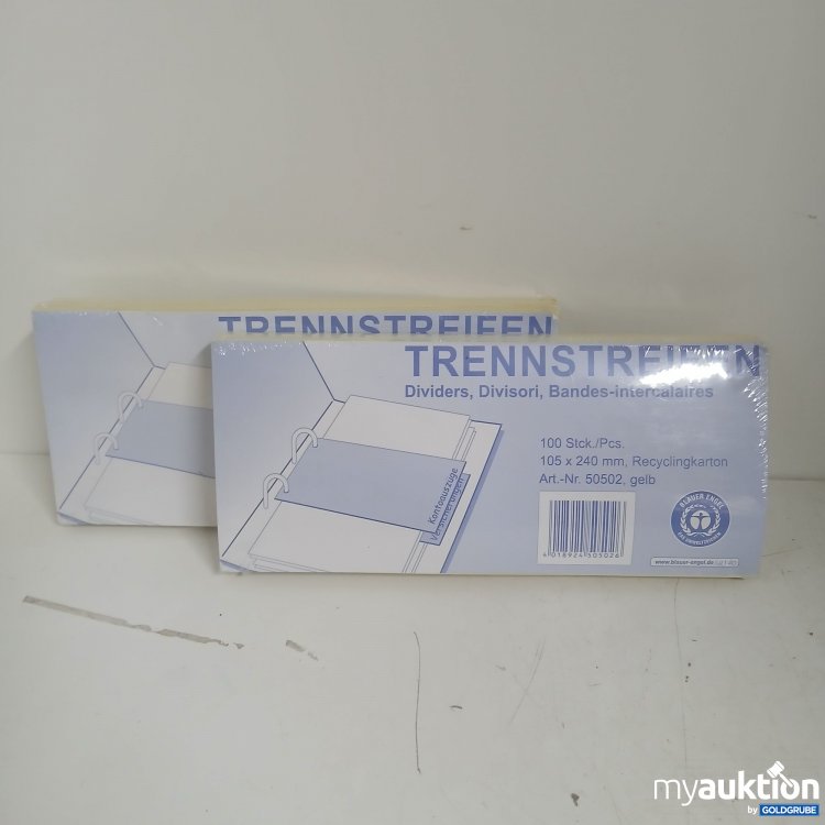 Artikel Nr. 875796: Trennstreifen Dividers 105x240mm 2x100 Stück 