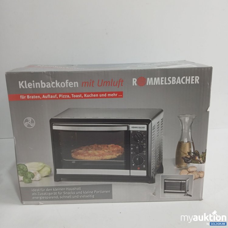 Artikel Nr. 968796: Rommelsbacher Kleinbackofen mit Umluft BG 1055/E 
