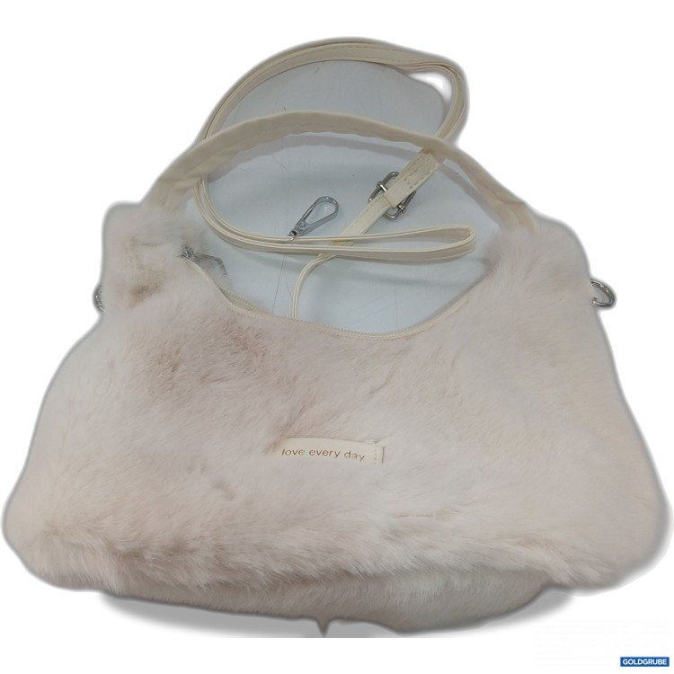 Artikel Nr. 970796: Diverse kleine Handtasche flauschig weiß ca 20x8cm 