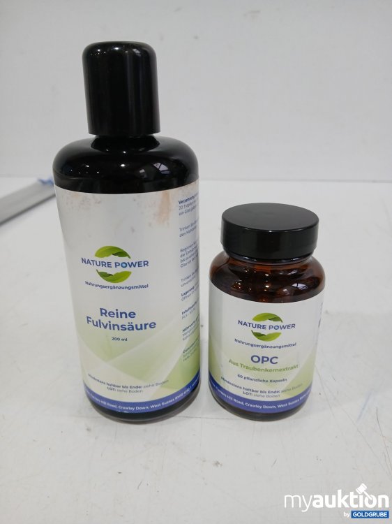 Artikel Nr. 445797 Artikel Nr. 445797: NATURE POWER Reine Fulvinsäure 200ml & OPC 60 Kapseln