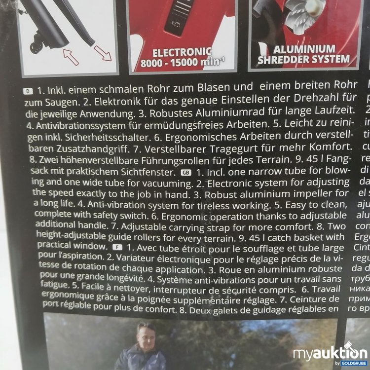Artikel Nr. 446797 Artikel Nr. 446797: Einhell GC-EL 2300 E Elektro-Laubsauger