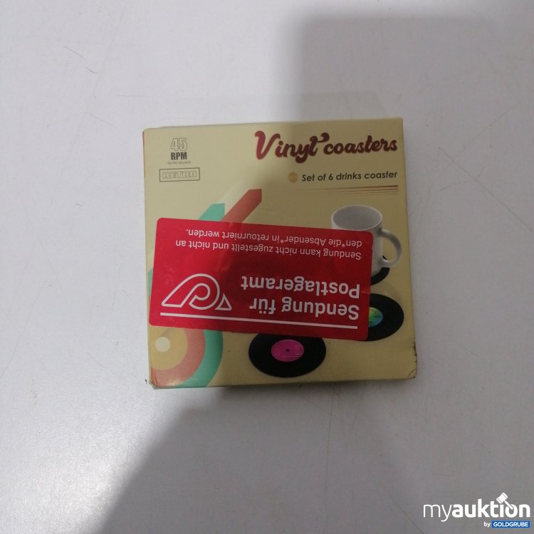 Artikel Nr. 876797: Vinyl Coasters Set Drink Coaster