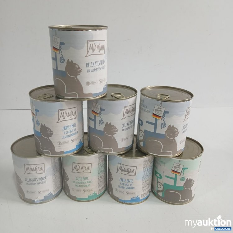 Artikel Nr. 973797: Mjamjam Katzenfutter diverse Sorten 8x800g