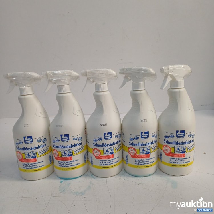 Artikel Nr. 463798: Dr. Becher Schnelldesinfektion Sprühflasche 5x1l