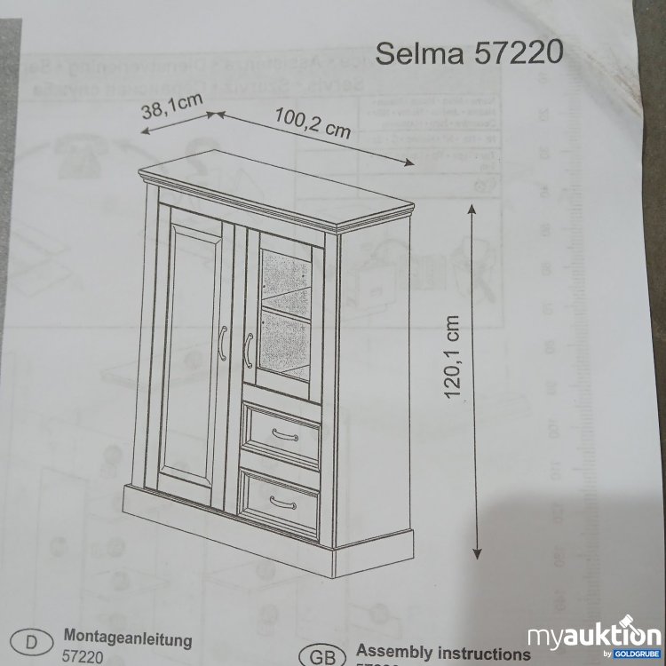 Artikel Nr. 466798 Artikel Nr. 466798: Selma 57220 Schrank 100,2 x 38,1 120,1 cm