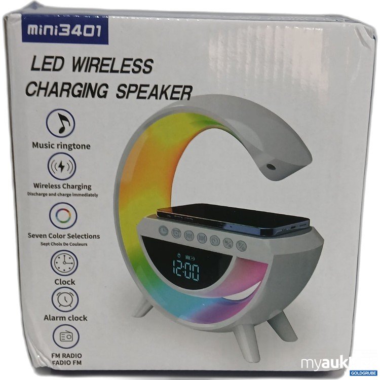 Artikel Nr. 523798: Led Wireless Charging Speaker Mini 3401