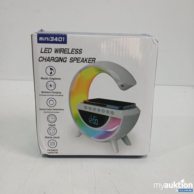 Artikel Nr. 523798: Led Wireless Charging Speaker Mini 3401