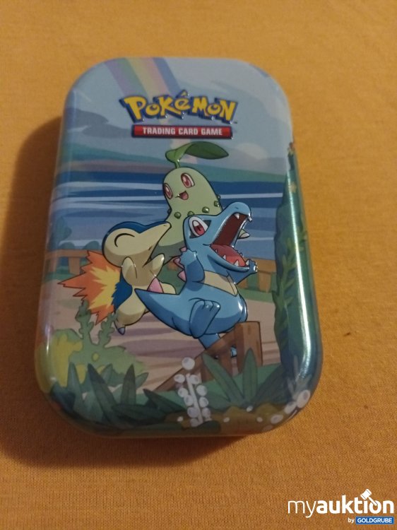 Artikel Nr. 906798: Kleine Original Pokemon Metall Box mit 50 glitzernden Karten 
