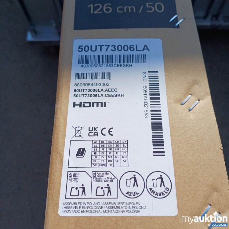 Artikel Nr. 960798 Artikel Nr. 960798: LG UHD AI Fernseher 50UT73 126cm