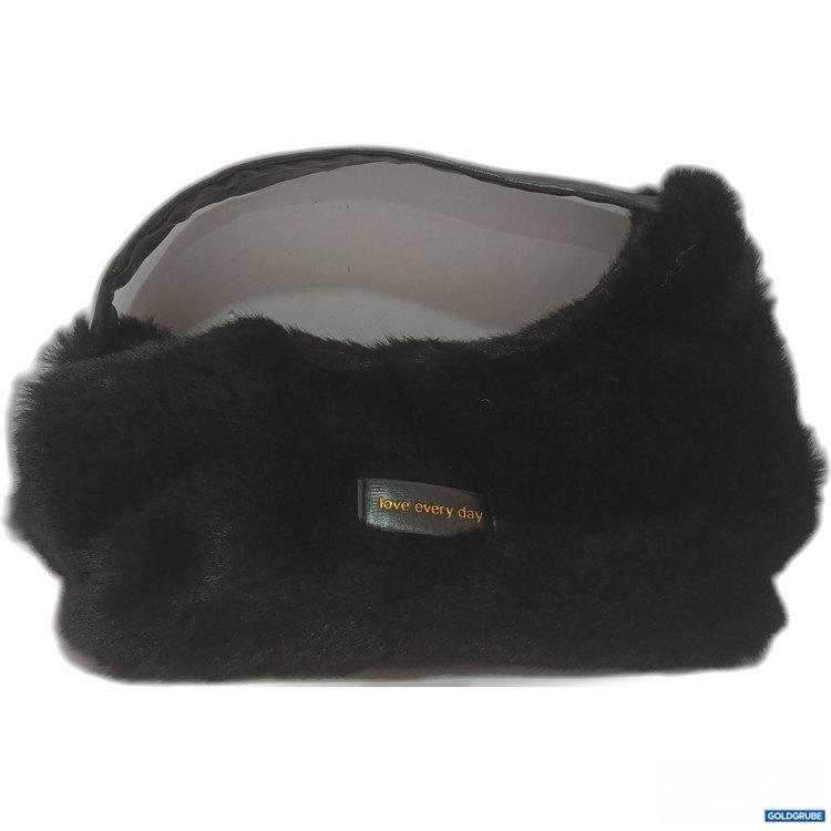 Artikel Nr. 970798: Diverse kleine Tasche Schwarz Flauschig ca 20x7cm 