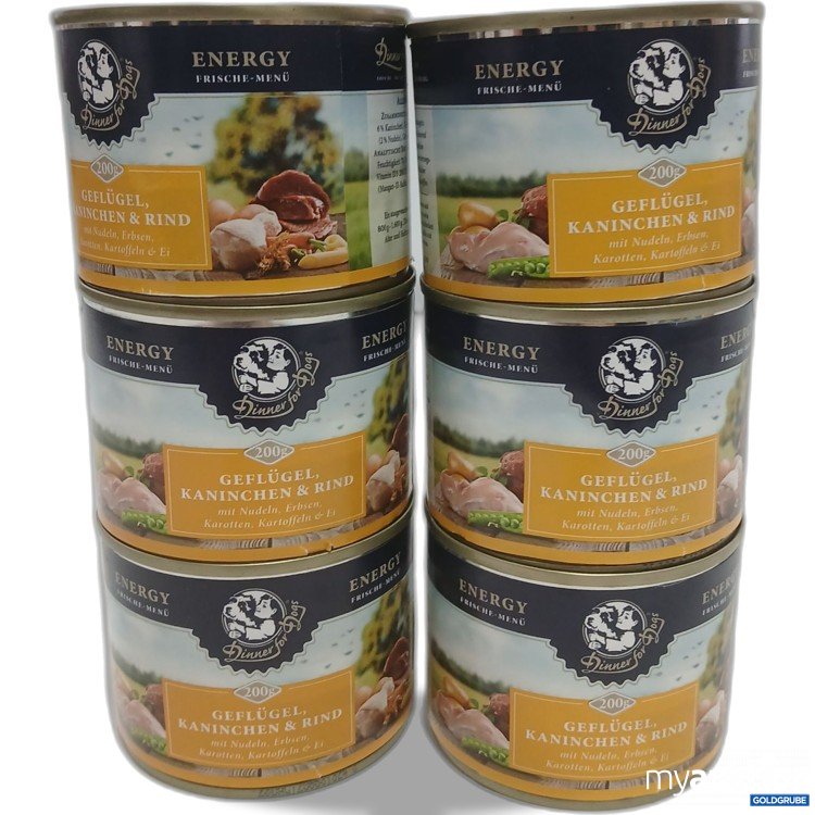 Artikel Nr. 971798: Dinner for Dogs Energy Geflügel Kaninchen & Rind 6x200g 