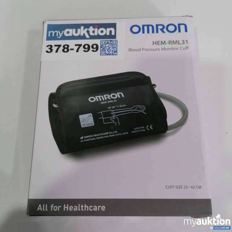 Artikel Nr. 378799 Artikel Nr. 378799: Omron HEM-RML31 Bllod Pressure Monitor Cuff
