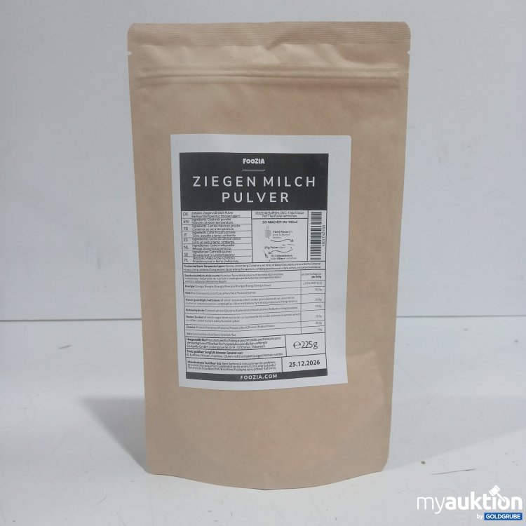 Artikel Nr. 465799 Artikel Nr. 465799: Foozia Ziegenmilch Pulver 225 g