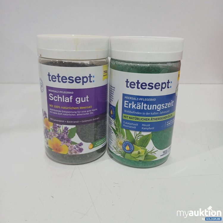 Artikel Nr. 885799: Tetesept Set Meersalz-Pflegebäder Schlafgut u. Erkältungszeit 2Stk. je 750g