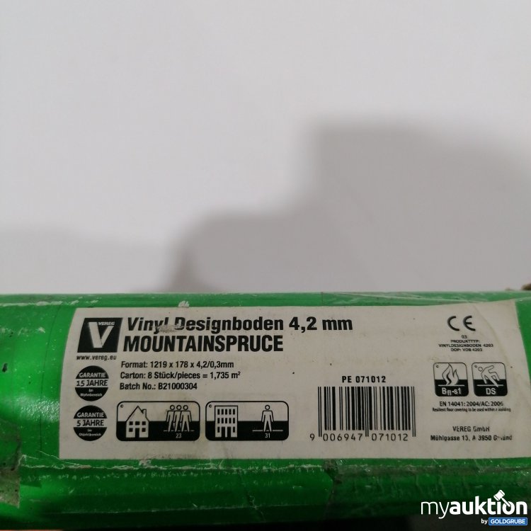 Artikel Nr. 890799: Vinyl Designboden 4,2mm Mountainspruce 1219x178x4,2mm 8Stk B21000304