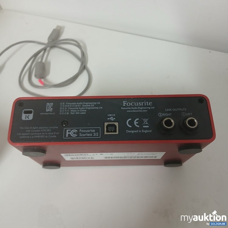 Artikel Nr. 917799 Artikel Nr. 917799: Focusrite Audio Engineering Scarlett 2i 2