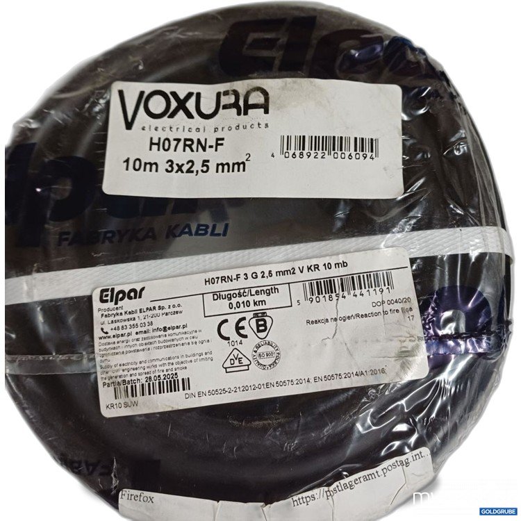 Artikel Nr. 921799: Voxura H07RN-F 3x2,5 mm²