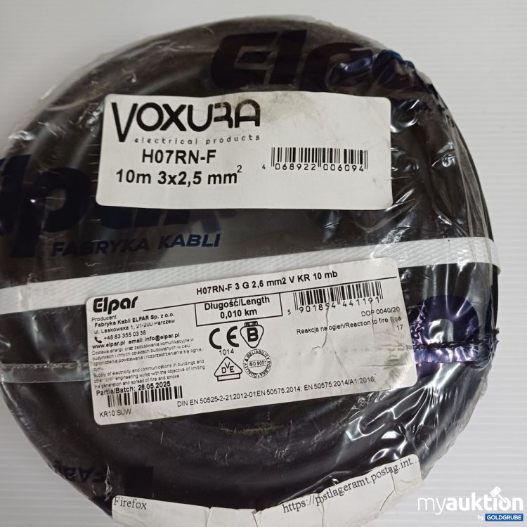 Artikel Nr. 921799: Voxura H07RN-F 3x2,5 mm²