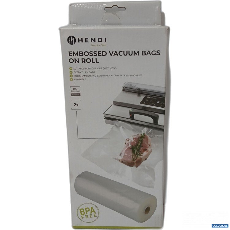Artikel Nr. 958799: Hendi Vakuum Kochbeutel 2 Rollen geprägt 
