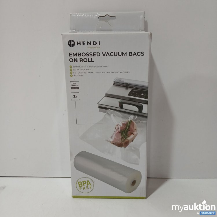 Artikel Nr. 958799: Hendi Vakuum Kochbeutel 2 Rollen geprägt 