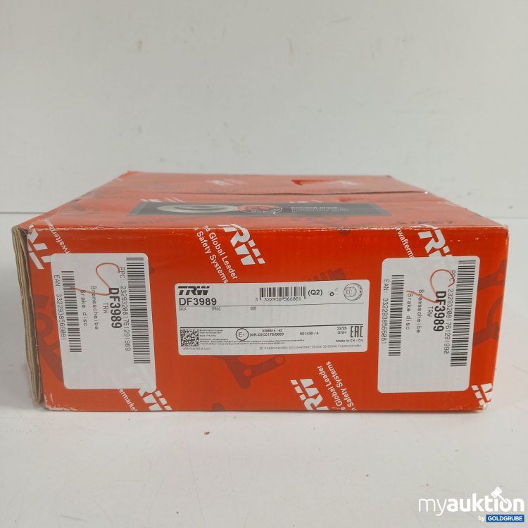 Artikel Nr. 969799: TRW Bremsscheibe Dacia Spring DF3989 