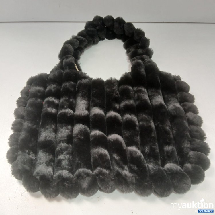 Artikel Nr. 970799: Diverse Schwarze Tasche Flauschig ca 40x27cm 