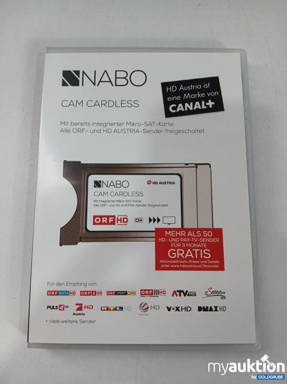 Artikel Nr. 389800 Artikel Nr. 389800: NABO CAM Cardless