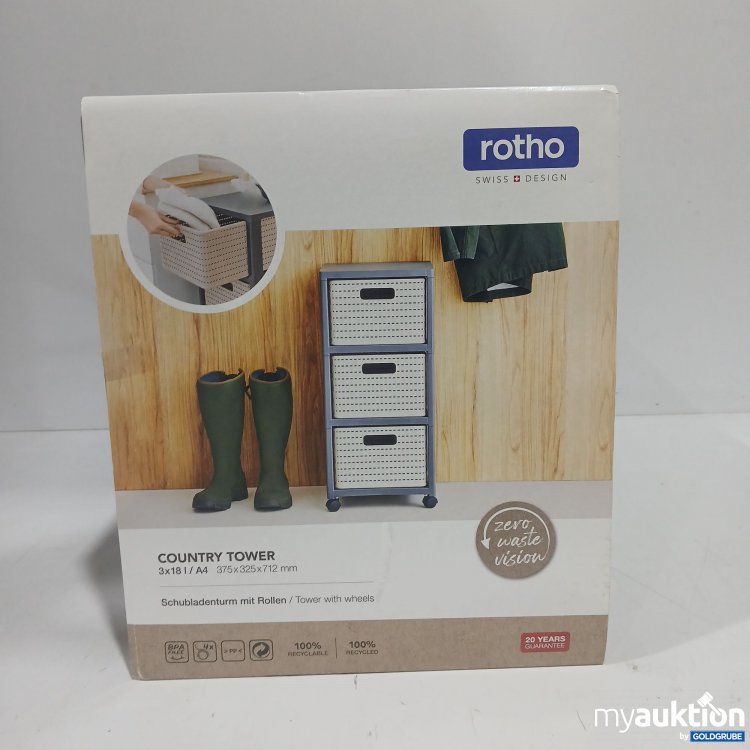 Artikel Nr. 904800: Rotho Country Tower 3x18L 375x325x712mm 