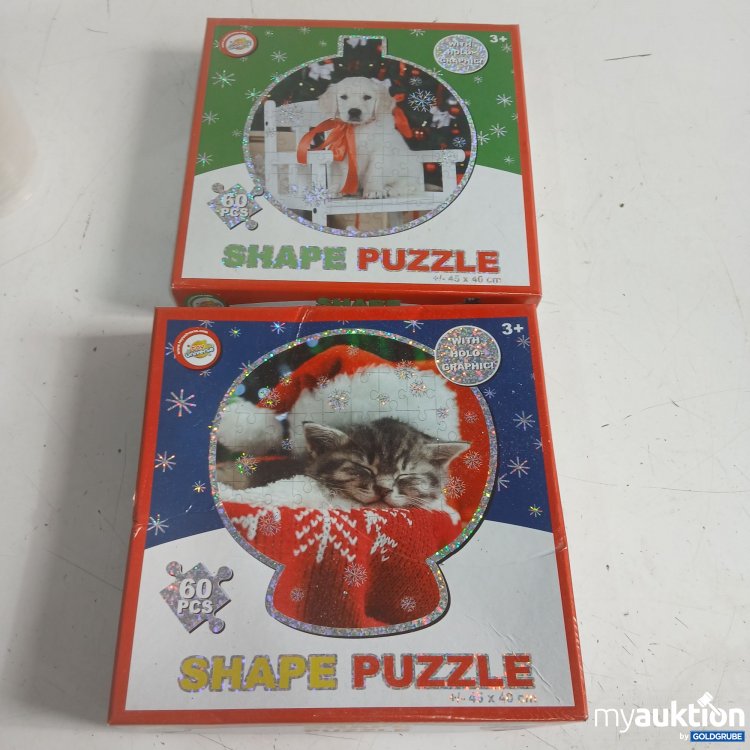 Artikel Nr. 939800: Weihnachts Puzzle 2Stk 60Teile 