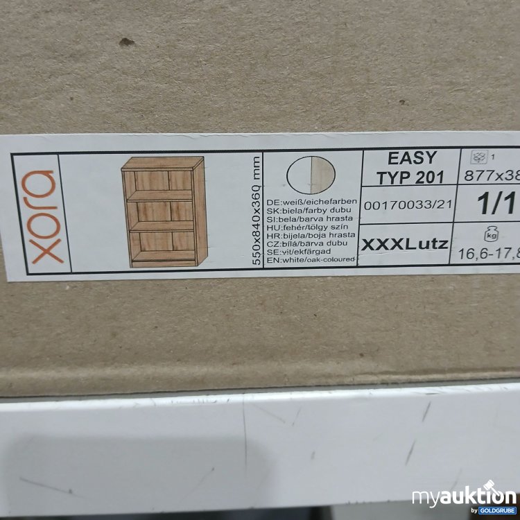 Artikel Nr. 950800: Xora Easy Typ 201 550×840×360mm Weiss/Eiche 