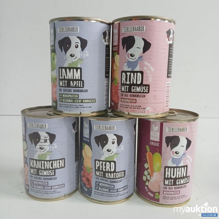 Artikel Nr. 973800: Tierliebhaber Hundefutter diverse Sorten 5x400g