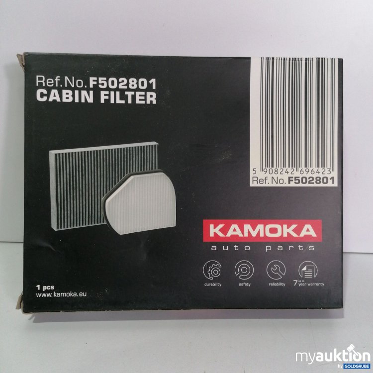 Artikel Nr. 427801 Artikel Nr. 427801: Kamoka Auto parts F502801 cabin filter
