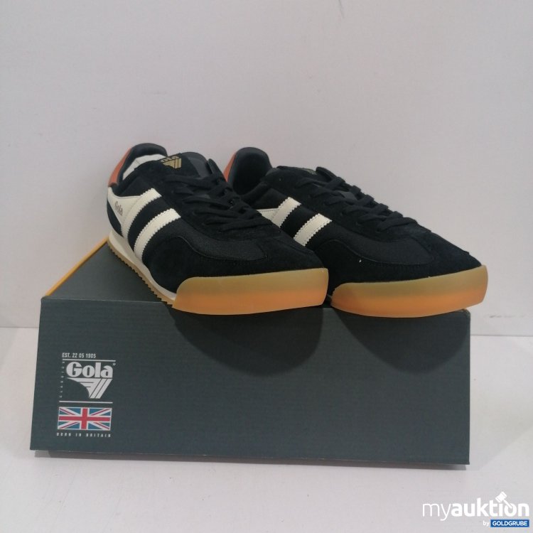 Artikel Nr. 442801: Gola Europa Sneaker Black/off White /Mody Orange CMB561