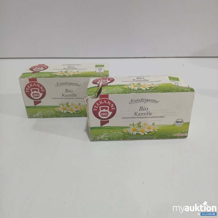Artikel Nr. 869801 Artikel Nr. 869801: Teekanne Bio Kamille 2x 20 Doppelkammerbeutel