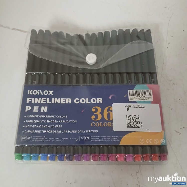 Artikel Nr. 905801 Artikel Nr. 905801: Koilox Fineliner Pen 36 Color