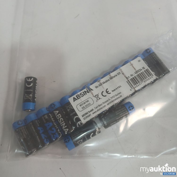 Artikel Nr. 952801: Absina 16x A23 Batterien 