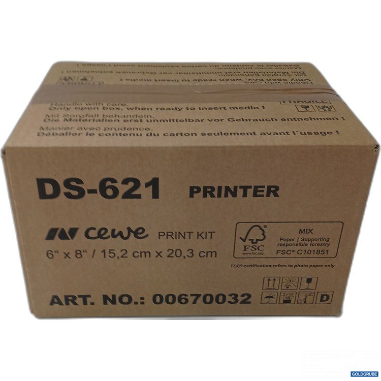 Artikel Nr. 958801: Cewe DS-621 Print Kit Fotopapier- und Tintenrollenset, Art.No. 00670032