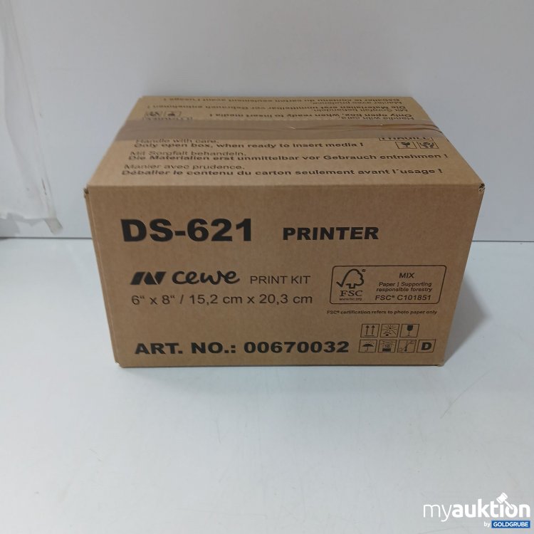 Artikel Nr. 958801: Cewe DS-621 Print Kit Fotopapier- und Tintenrollenset, Art.No. 00670032