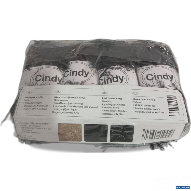 Artikel Nr. 992801: Cindy Effektgarn 4x50g schwarz 