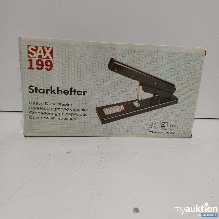 Artikel Nr. 996801 Artikel Nr. 996801: Sax 199 Starkhefter schwarz
