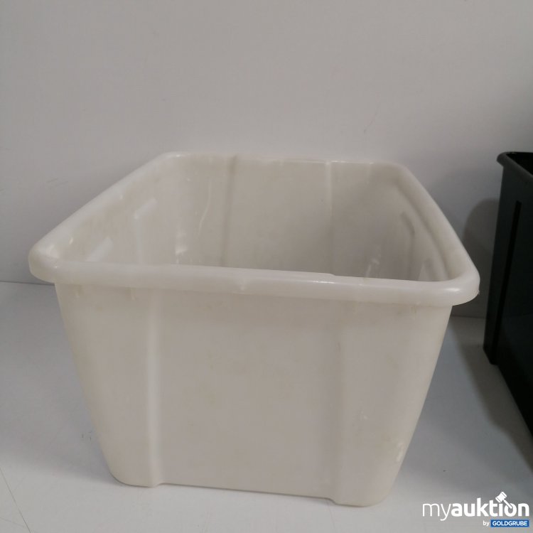Artikel Nr. 360802: Aufbewahrungsbox 2 Stk. 45x36x26 cm, 39x27x28cm, 1x Mülleimer mit Deckel 28x20x45cm