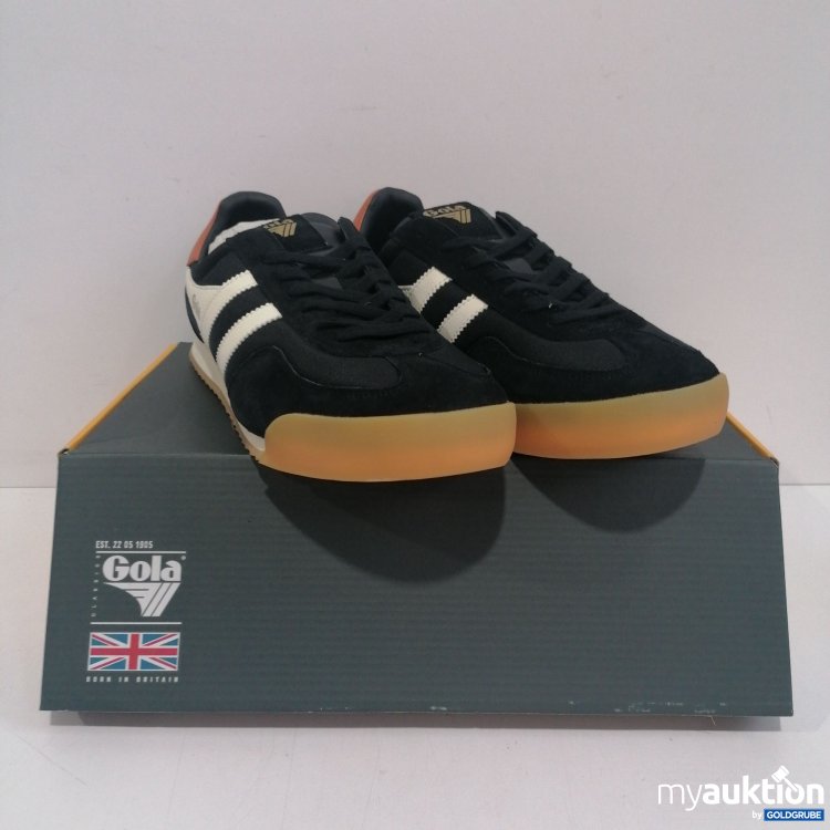 Artikel Nr. 442802: Gola Europa Sneaker Black/off White /Mody Orange CMB561