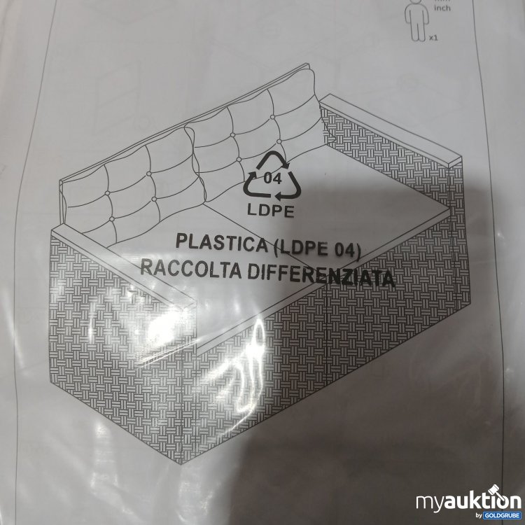 Artikel Nr. 443802 Artikel Nr. 443802: VidaXL Poly-Rattan-Gartensofa 366020.A