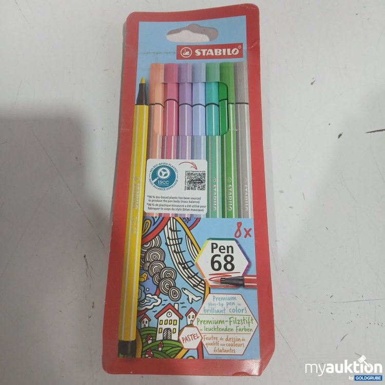 Artikel Nr. 464802 Artikel Nr. 464802: Stabilo Filzstifte Pen 68 Pastell 8 Stück