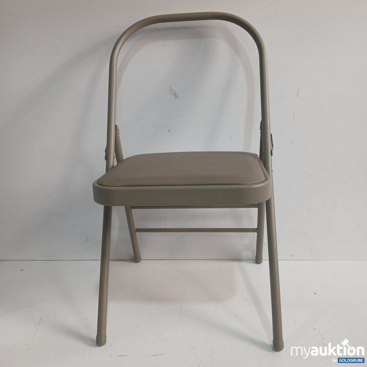 Artikel Nr. 478802 Artikel Nr. 478802: Klappstuhl mit Polstersitz grau höhe ca. 32cm