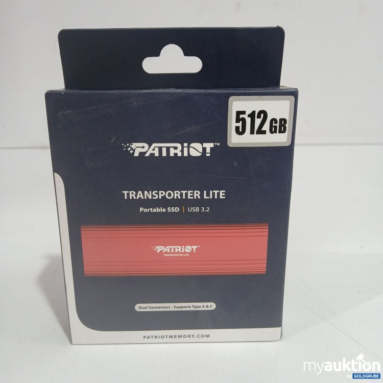 Artikel Nr. 899802: Patriot Transporter Lite Portable SSD USB 3.2 512GB 